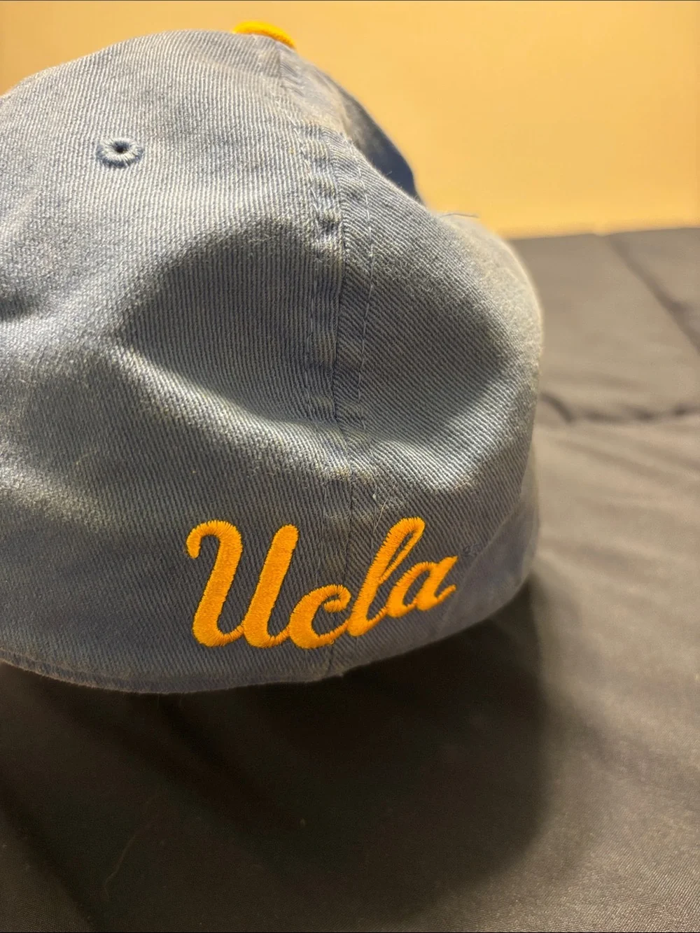 adidas Light Blue Kids Baseball Cap with Yellow 'B' Patch